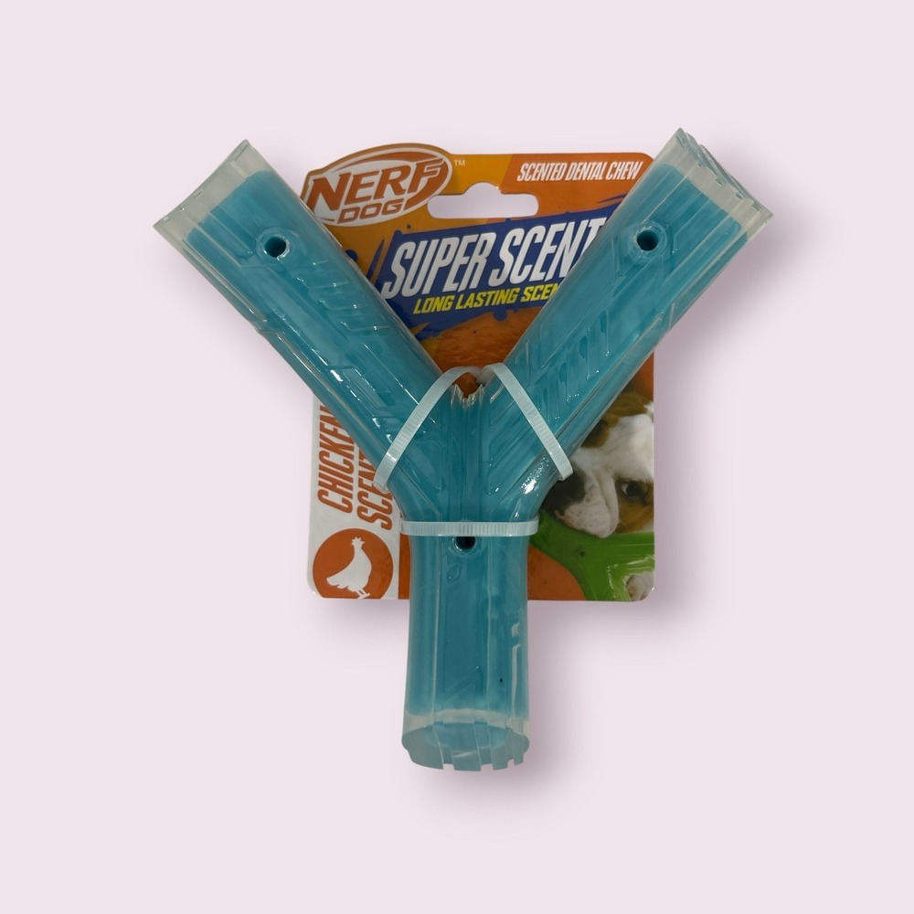 Nerf Dog Super Scent Chew Toy Teether Chicken Puppy New !
